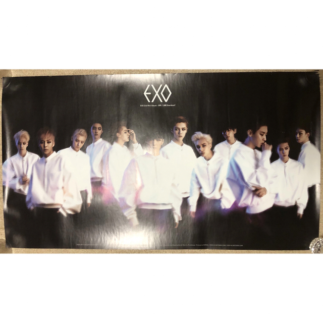 EXO(エクソ)のEXO OVERDOSE ポスター 公式 エンタメ/ホビーのタレントグッズ(アイドルグッズ)の商品写真