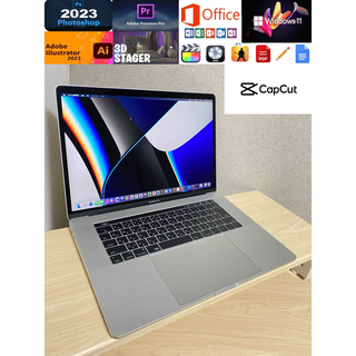 美品 MacBook Pro SSD512 タッチパネル/Appleソフト付き。