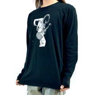 新品 ジミーペイジ レッドツェッペリン ギタリスト ロック バンド ロンT(Tシャツ/カットソー(七分/長袖))