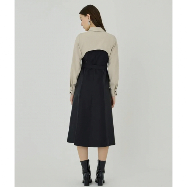【公式販売中】クロップブロックワンピース