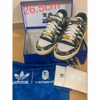 アベイシングエイプ(A BATHING APE)のBAPE × adidas Forum 84 "Green Camo"(スニーカー)