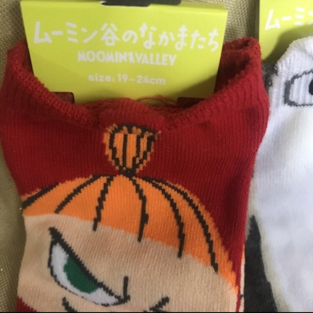 MOOMIN(ムーミン)のムーミン谷の仲間たち💕アンクルソックス💕2点セット💕リトルミー&ニョロニョロ エンタメ/ホビーのおもちゃ/ぬいぐるみ(キャラクターグッズ)の商品写真