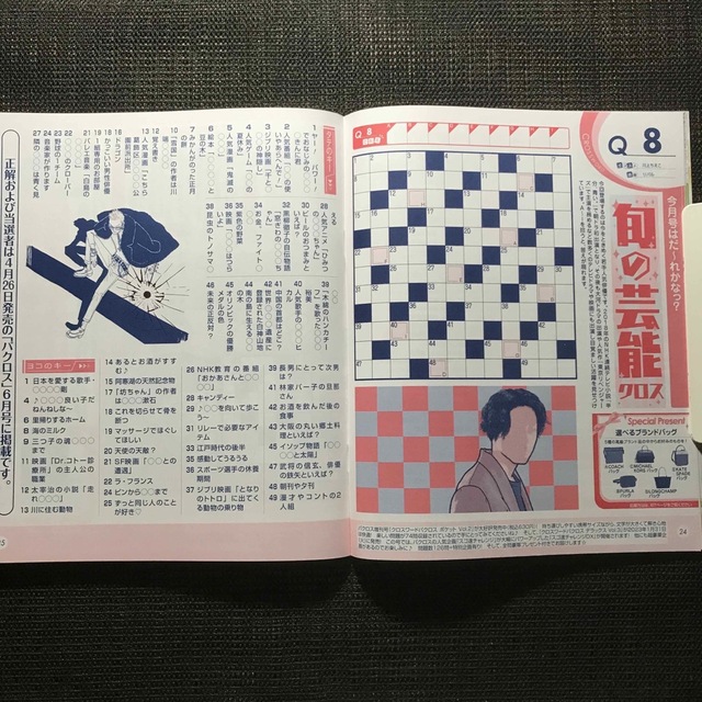 クロスワードパクロス2023年3月号 2023年4月号 2冊セット エンタメ/ホビーの雑誌(趣味/スポーツ)の商品写真