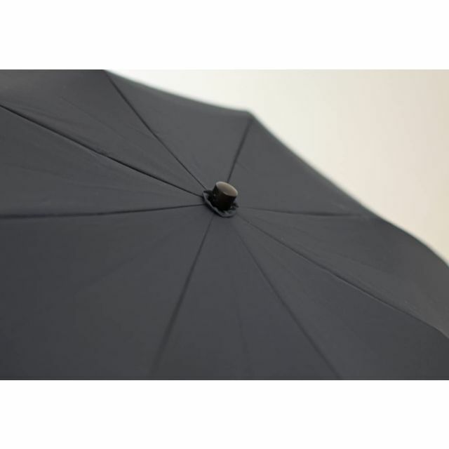 【色: ブラック】日本製 ミラトーレ 3段折傘 大判 65ｃｍ 超撥水生地 超軽 3