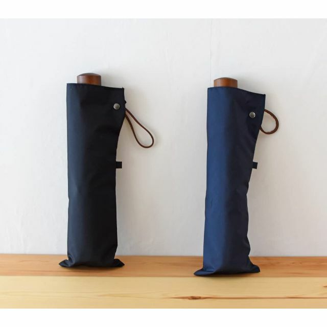 【色: ブラック】日本製 ミラトーレ 3段折傘 大判 65ｃｍ 超撥水生地 超軽 8
