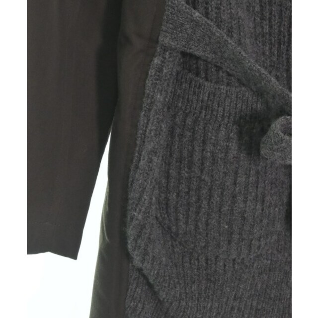 kolor(カラー)のkolor カラー ステンカラーコート 1(S位) カーキxグレー 【古着】【中古】 メンズのジャケット/アウター(ステンカラーコート)の商品写真