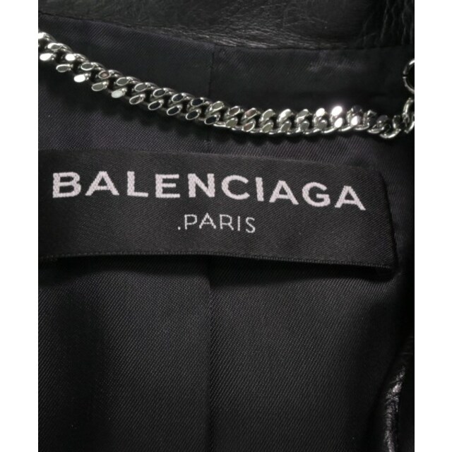 Balenciaga - BALENCIAGA バレンシアガ ライダース 46(M位) 黒 【古着