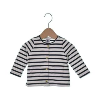 プチバトー(PETIT BATEAU)のPETIT BATEAU Tシャツ・カットソー 74 白x黒(ボーダー) 【古着】【中古】(Tシャツ/カットソー)