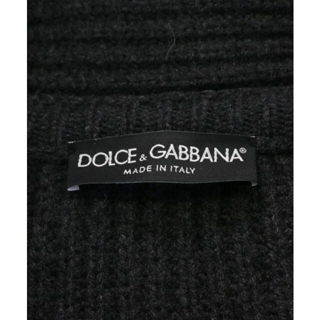 DOLCE&GABBANA カーディガン 38(S位) チャコールグレー