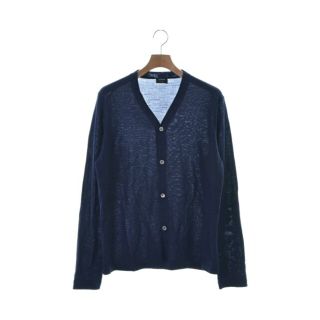 ジルサンダー(Jil Sander)のJIL SANDER ジルサンダー カーディガン 50(XL位) 紺 【古着】【中古】(カーディガン)