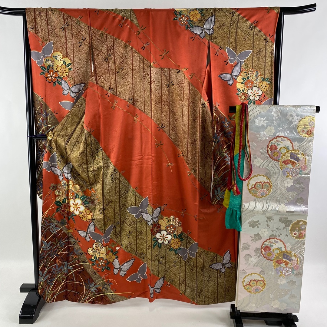 振袖 美品 秀品 身丈165.5cm 裄丈66cm 正絹