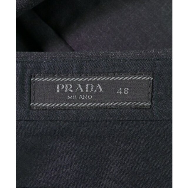 PRADA - PRADA プラダ スラックス 48(L位) ダークグレー 【古着