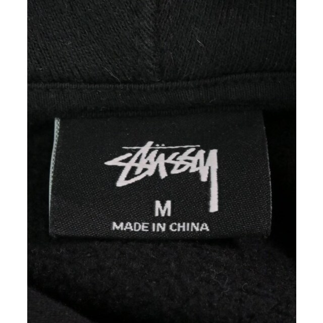 STUSSY(ステューシー)のSTUSSY ステューシー パーカー M 黒 【古着】【中古】 メンズのトップス(パーカー)の商品写真