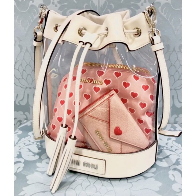 miumiu(ミュウミュウ)のMIUMIU miumiu ミュウミュウ クリアバッグ レディースのバッグ(ショルダーバッグ)の商品写真