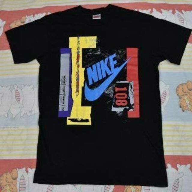 NIKE(ナイキ)のナイキ 80s Ｔシャツ 銀タグ 綿100％ 黒 9088 ビンテージ NIKE メンズのトップス(Tシャツ/カットソー(半袖/袖なし))の商品写真