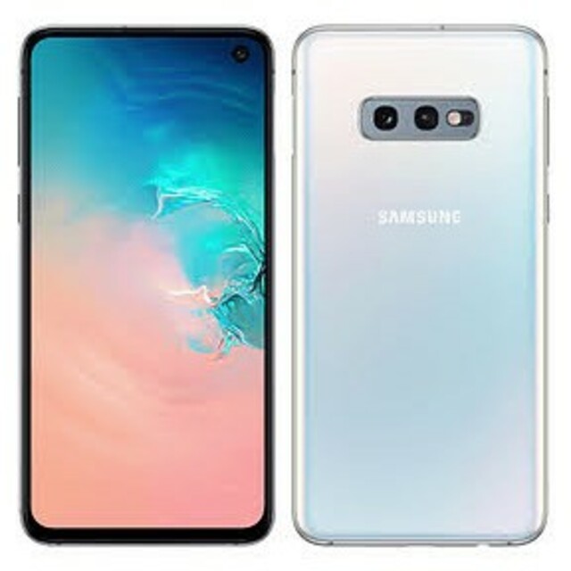 Galaxy S10e SM-G970U PRISM WHITE 未使用品