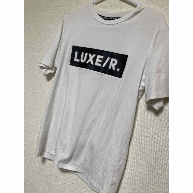 LUXE/R ラグジュ ボックスロゴ PUワッペン 半袖 Tシャツ メンズのトップス(Tシャツ/カットソー(半袖/袖なし))の商品写真