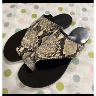 LAOCOONTE - 【1度のみ使用】LAOCOONTEラオコンテ☆ストライプフラット LAOCOONTE - 【1度のみ使用】LAOCOONTEラオコンテ☆ストライプフラット