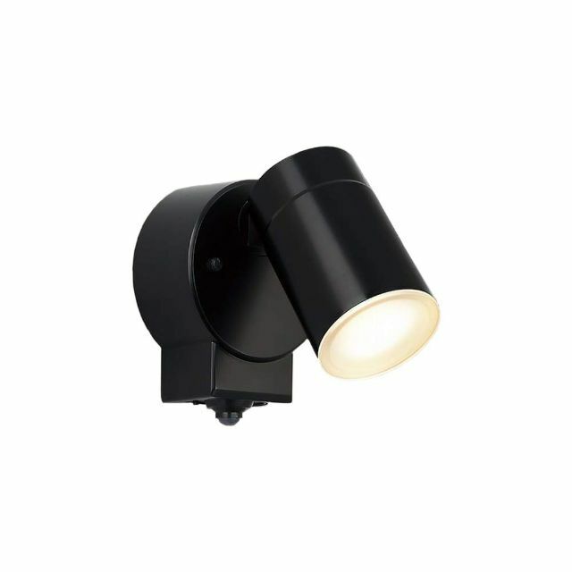 コイズミ LED アウトドアスポットライト 防雨型 人感センサ付き BU1900