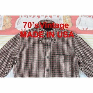 ペンドルトン(PENDLETON)のペンデルトン 70s シャツ 12133 USA製 ビンテージPENDELTON(シャツ)