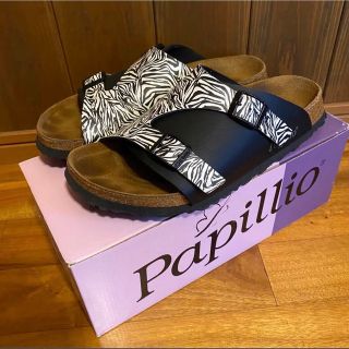 ビルケンシュトック(BIRKENSTOCK)のビルケンシュトック パピリオ  アーバンリサーチドアーズ ゼブラ柄 チューリッヒ(サンダル)