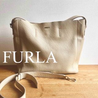 ✨美品✨ FURLA アルバ ショルダーバッグ 2way レザー ベージュ A4