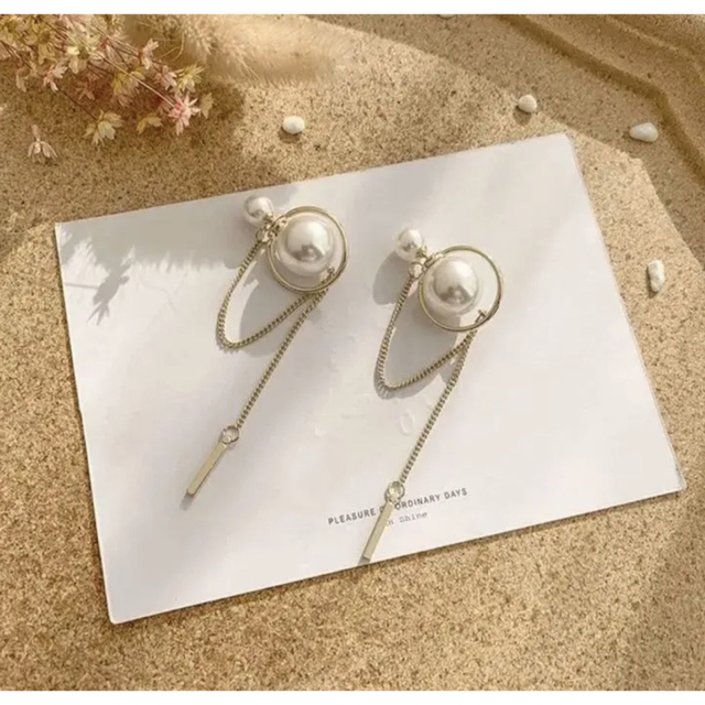 Dior - 【人気商品】新品インポート♡パール ダブル ロング キャッチ