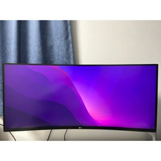 エルジーエレクトロニクス(LG Electronics)の【極美品】LG  35WN75CN-B曲面型ワイドモニター(ディスプレイ)