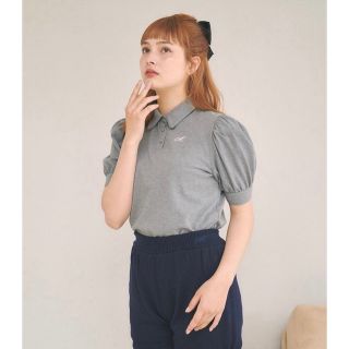 miro amurette M logo POLO T Gray(シャツ/ブラウス(半袖/袖なし))