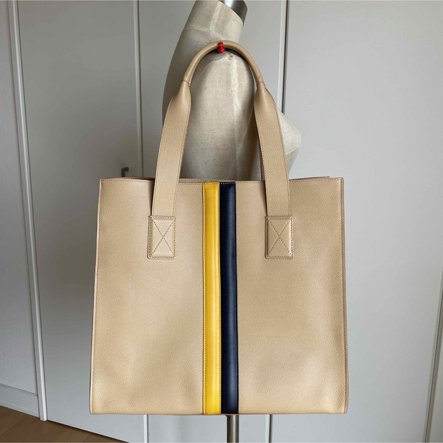 TODS ダブルストライプ　トートバッグ