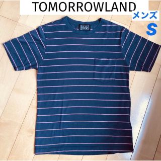 トゥモローランド(TOMORROWLAND)のトゥモローランド　TOMORROWLAND 半袖Tシャツ　ボーダー　日本製(Tシャツ/カットソー(半袖/袖なし))