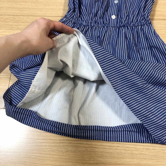 GU(ジーユー)のワンピース　GU   110 キッズ/ベビー/マタニティのキッズ服女の子用(90cm~)(ワンピース)の商品写真