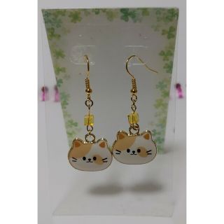 【ハンドメイド】猫ちゃん ピアス(ピアス)