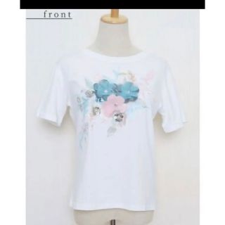 カワイイ(cawaii)のサワアラモード  Tシャツ  花モチーフ  花柄  ✨️美品✨️(Tシャツ(半袖/袖なし))