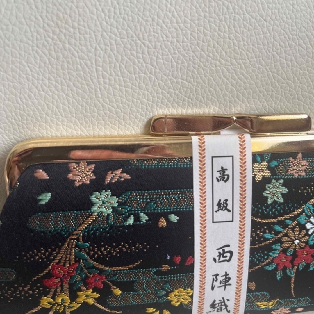 西陣(ニシジン)の西陣織　親子財布　未使用　花柄 レディースのファッション小物(財布)の商品写真