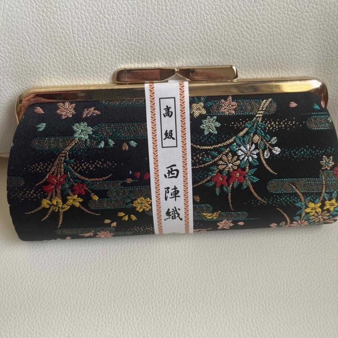 西陣(ニシジン)の西陣織　親子財布　未使用　花柄 レディースのファッション小物(財布)の商品写真