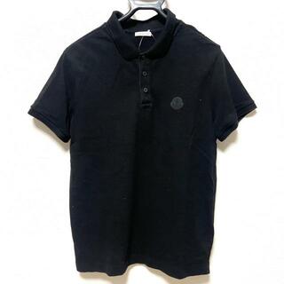 モンクレール(MONCLER)のモンクレール 半袖ポロシャツ サイズM 黒(ポロシャツ)