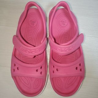 クロックス(crocs)のcrocs　クロックス　キッズサンダル　サイズ j1　19㎝(サンダル)