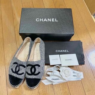 シャネル(CHANEL)のシャネル エスパドリーユ 38(サンダル)