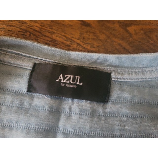 AZUL by moussy(アズールバイマウジー)の【新品未使用】AZUL by moussy Tシャツ トップス Mサイズ ブルー メンズのトップス(Tシャツ/カットソー(半袖/袖なし))の商品写真