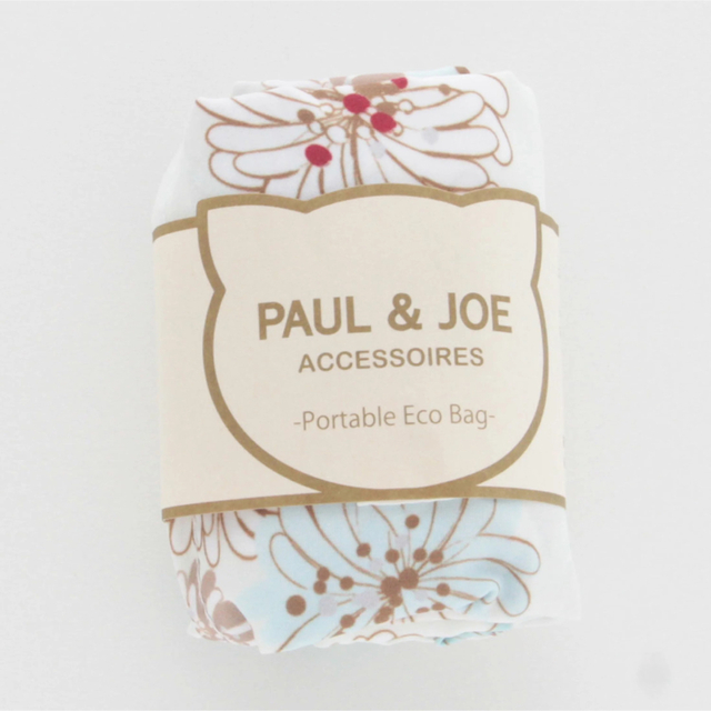 PAUL & JOE(ポールアンドジョー)のpaul & joe ポルジョ ブランド おしゃれ 折りたたみ エコバック レディースのバッグ(エコバッグ)の商品写真