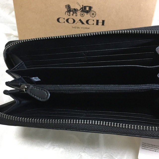 COACH(コーチ)のコーチ 財布 大人の逸品！烏格子型☆男女贈り物にも メンズのファッション小物(長財布)の商品写真