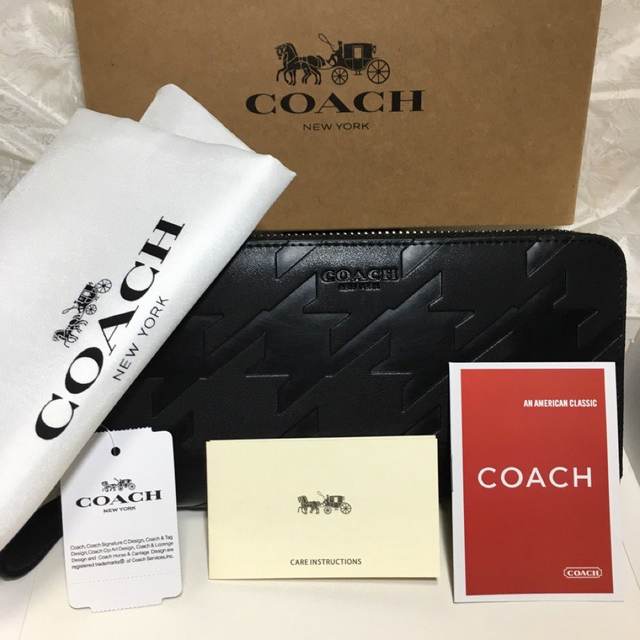 COACH(コーチ)のコーチ 財布 大人の逸品！烏格子型☆男女贈り物にも メンズのファッション小物(長財布)の商品写真