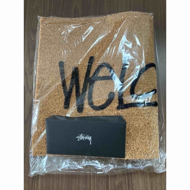 Stussy Welcome Mat cocoa ラグ マット新品未使用 1