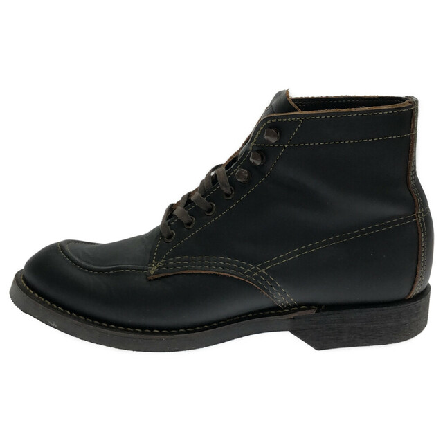 REDWING(レッドウィング)のRED WING レッド ウイング 1930s Sport Boot スポーツ ブーツ レザー ブラック US6/24㎝ 8075 メンズの靴/シューズ(ブーツ)の商品写真