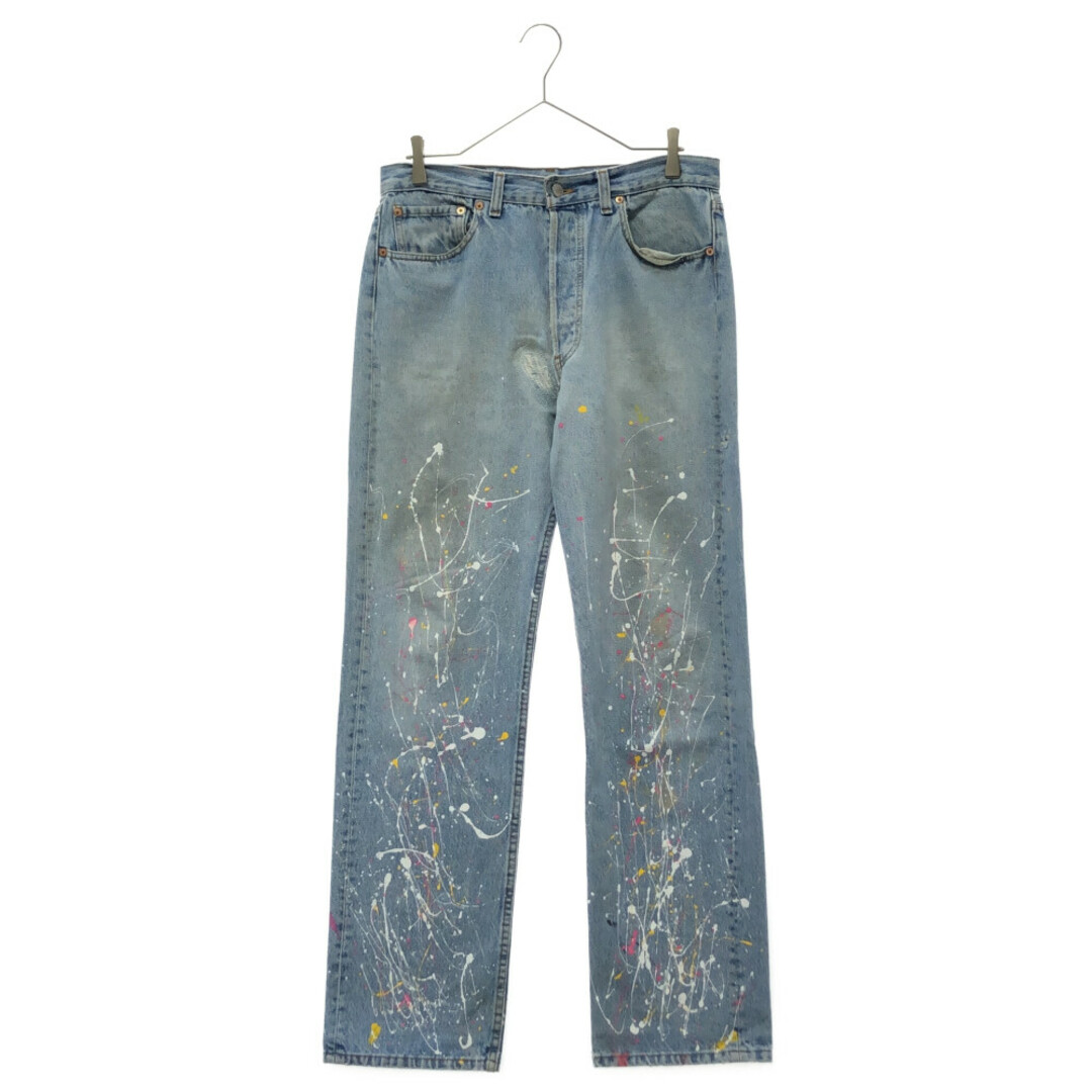 リーバイスLevi's501　ペイント加工　カラーデニムパンツ　W30　ジーンズ