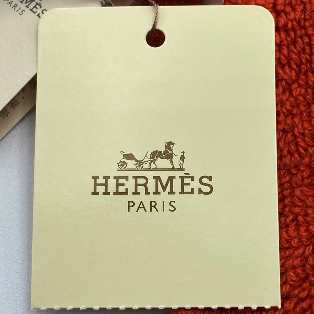 Hermes - 【中古】未使用 箱付き Hermes エルメス ハンドタオル