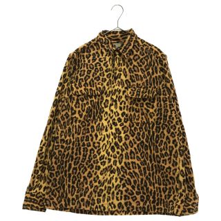 ワコマリア(WACKO MARIA)のWACKO MARIA ワコマリア LEOPARD SHIRT レオパード コットン 長袖シャツ ブラウン(シャツ)