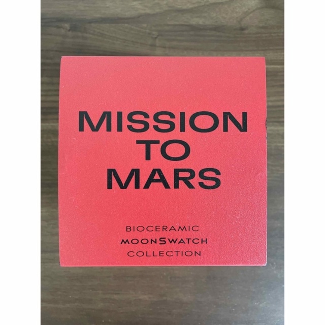 OMEGA(オメガ)の【新品未使用保証書付き】OMEGA×Swatch MISSION TO MARS メンズの時計(腕時計(アナログ))の商品写真