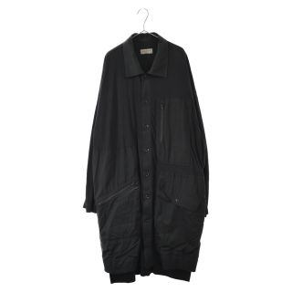 ヨウジヤマモト(Yohji Yamamoto)のYohji Yamamoto POUR HOMME ヨウジヤマモト プールオム 19SS India Long Shirt Coat インディア ロング シャツコート HH-T16-080(フライトジャケット)